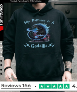 Harry Potter my Patronus is a Godzilla_Hoodie