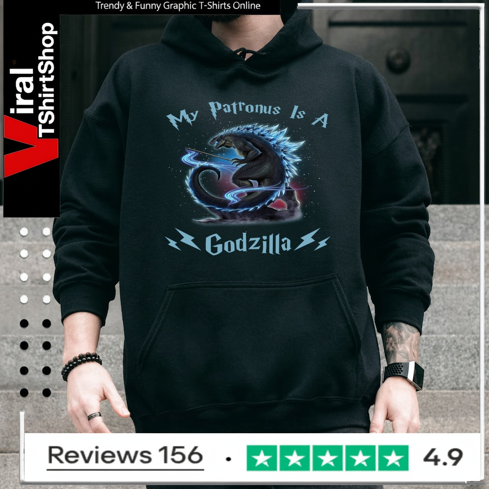 Harry Potter my Patronus is a Godzilla_Hoodie