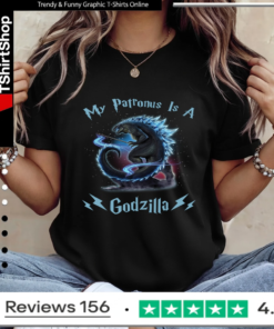 Harry Potter my Patronus is a Godzilla_Ladies T-Shirt