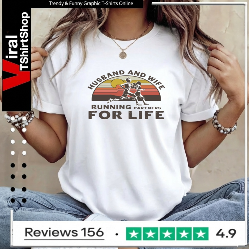 Husband and wife running partners for life_Women T-Shirt