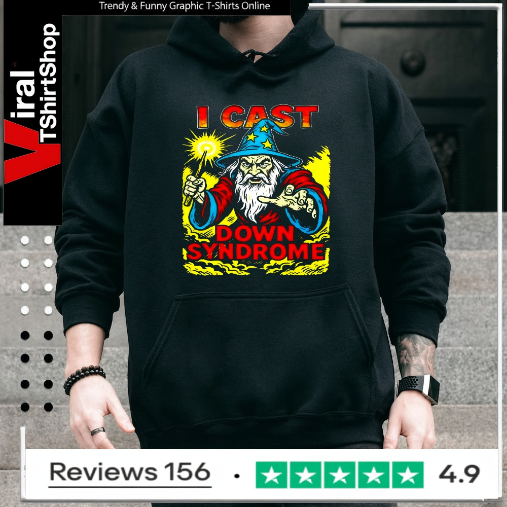 I cast Down syndrome wizard illustration_Hoodie