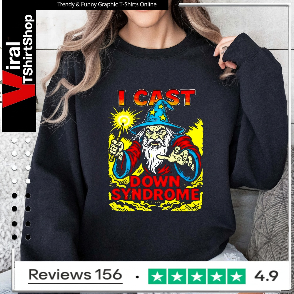 I cast Down syndrome wizard illustration_Sweatshirt
