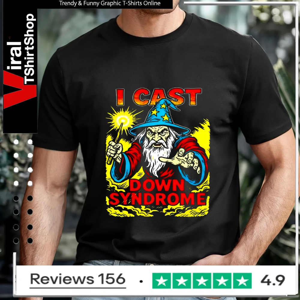I cast Down syndrome wizard illustration_T-shirt
