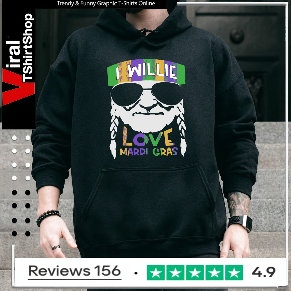 I willie love Mardi Gras_Hoodie