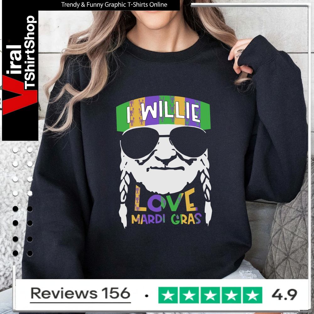 I willie love Mardi Gras_Sweatshirt