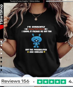 I'm Currently Unsupervised I Know It Freaks Me Out Too But The Possibilities Are Endless_Ladies T-Shirt