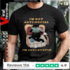 I'm Not Anti Social I'm Anti Stupid Cat_T-shirt