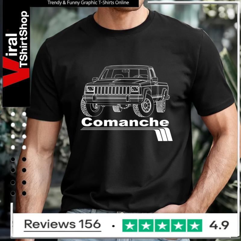 Jeep Truck Comanche MJ 4X4 Sport_T-shirt