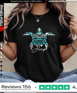 Jeep turtle_Ladies T-Shirt