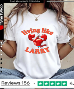 Living Like Larry Lobster_Women T-Shirt
