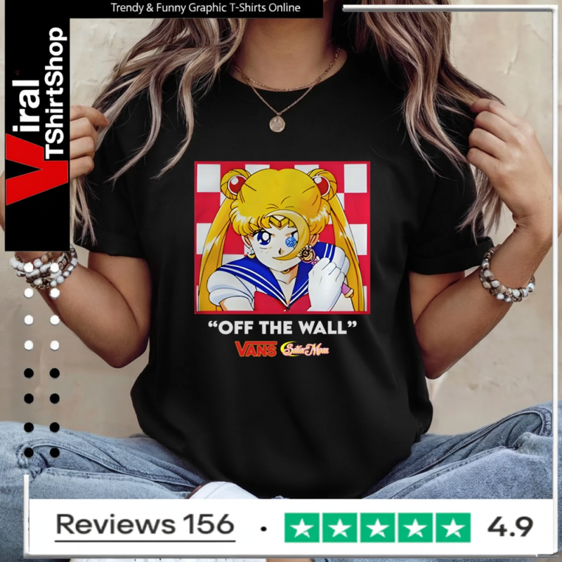 Off The Wall Vans Sailor Moon_Ladies T-Shirt