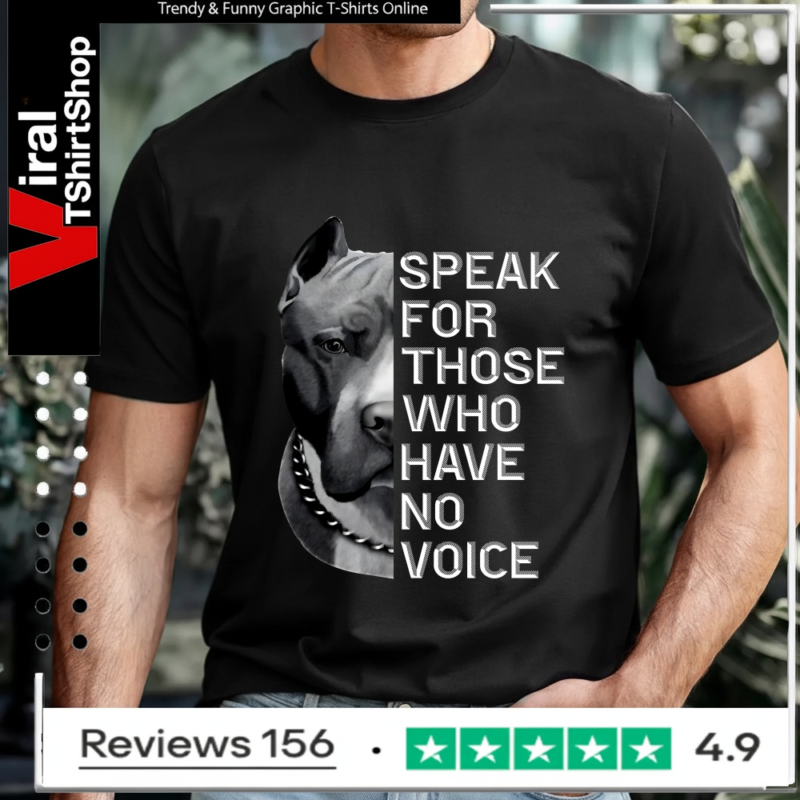Pitbull speak for those who have no voice_T-shirt