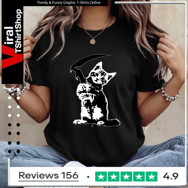 Reaper Kitty_Ladies T-Shirt