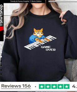 Roy It Crowd Game Over Cat Keyboard_Sweatshirt