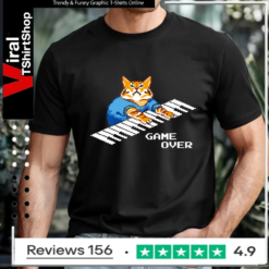 Roy It Crowd Game Over Cat Keyboard_T-shirt
