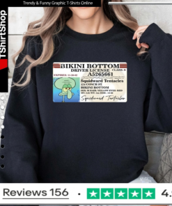 Squidward bikini bottom driver license_Sweatshirt