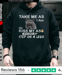 Take Me As I Am Or Kiss My Ass Eat Shit & Step On A Lego_Hoodie