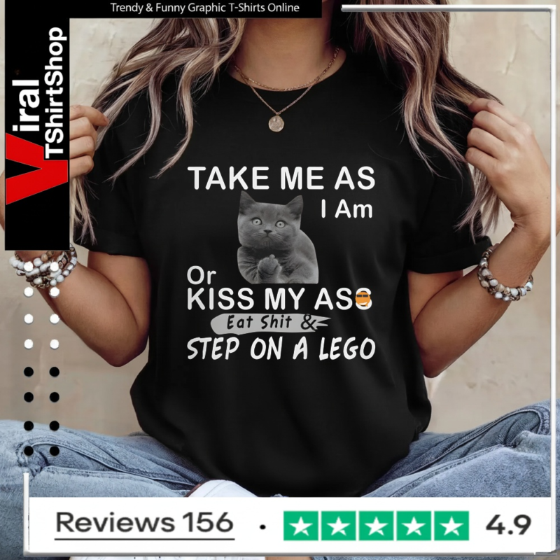 Take Me As I Am Or Kiss My Ass Eat Shit & Step On A Lego_Ladies T-Shirt