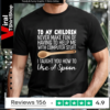 To My Children Never Make Fun Of Having To Help Me With Computer Stuff I Taught You How To Use A Spoon T-shirt