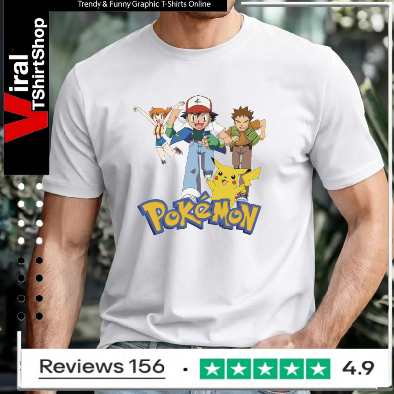 Gotta Catch ’Em All Pokémon Ash Ketchum Shirt