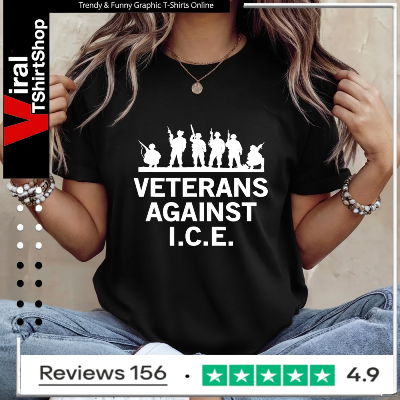 Veterans Against I.c.e. Anti_Ladies T-Shirt
