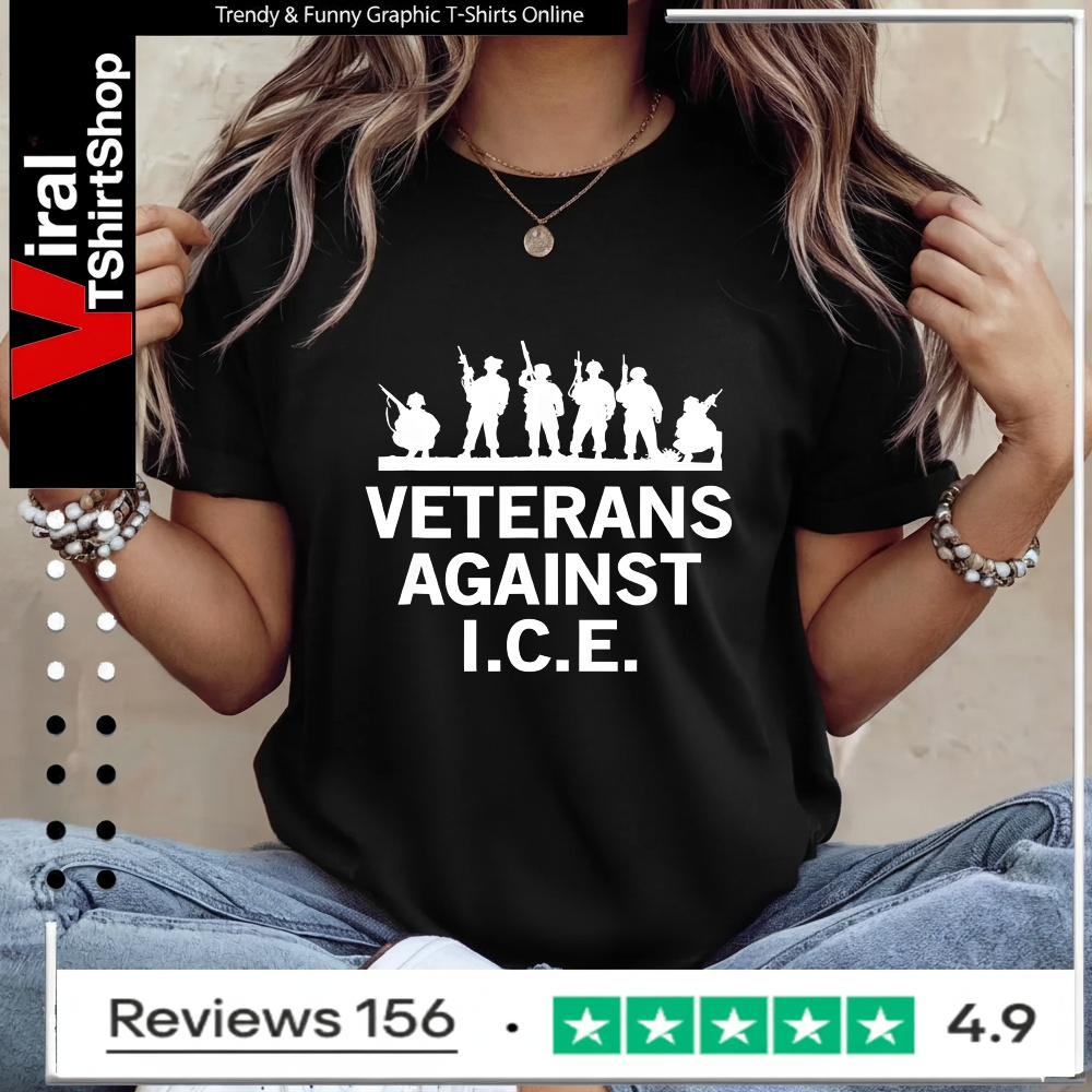 Veterans Against I.c.e. Anti_Ladies T-Shirt