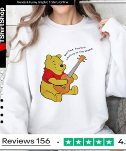 Winnie The Pooh Playing Guitar_Sweatshirt