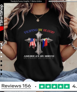 Filipino by blood American by birth patriot by choice_Ladies T-Shirt