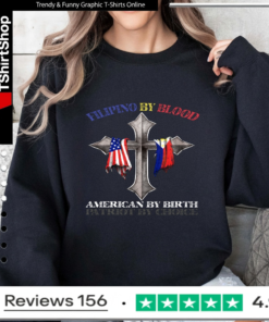 Filipino by blood American by birth patriot by choice_Sweatshirt