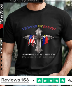 Filipino by blood American by birth patriot by choice_T-shirt
