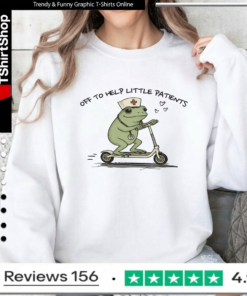 Funny Frog Off To Help Little Patients_Sweatshirt