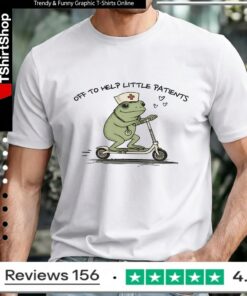 Funny Frog Off To Help Little Patients_Unisex T-Shirt