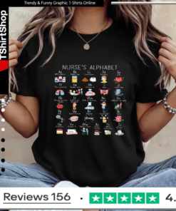 Funny Nurse Alphabet_Ladies T-Shirt