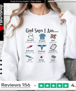 God Says I Am Nurse_Sweatshirt