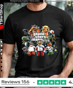 Grand Theft Mario Five_T-shirt