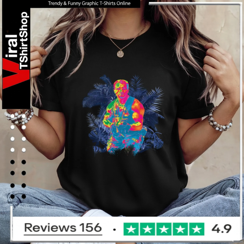 Major Alan Dutch Schaefer Predator Vision_Ladies T-Shirt