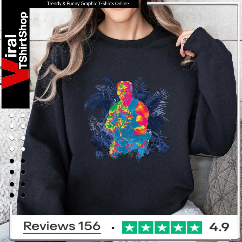 Major Alan Dutch Schaefer Predator Vision_Sweatshirt