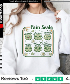 Nurse St Patricks Day Pain Scale_Sweatshirt