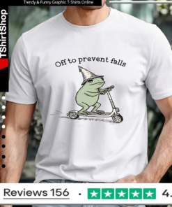 Off To Prevent Falls Funny Frog Toad Physical Therapy_Unisex T-Shirt
