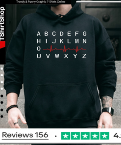 PQRST Nurse Alphabet Heartbeat_Hoodie