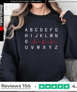 PQRST Nurse Alphabet Heartbeat_Sweatshirt