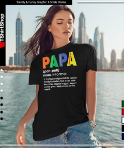 Papa Noun Definition Essential Ladies T-Shirt