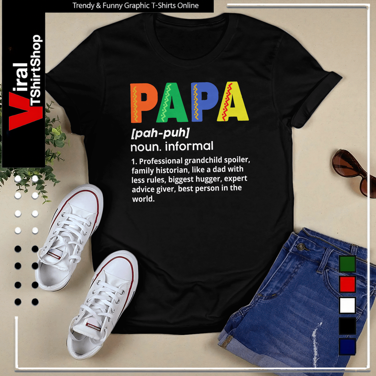 Papa Noun Definition Essential T-shirt