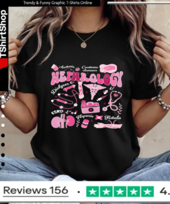 Personalized Dialysis Nurse Pocket Print_Ladies T-Shirt