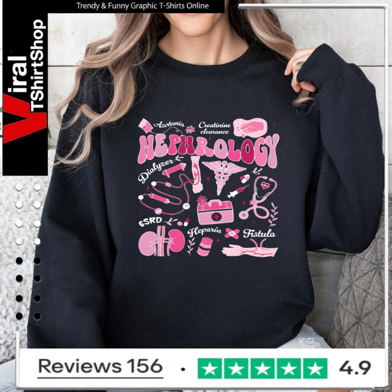 Personalized Dialysis Nurse Pocket Print_Sweatshirt