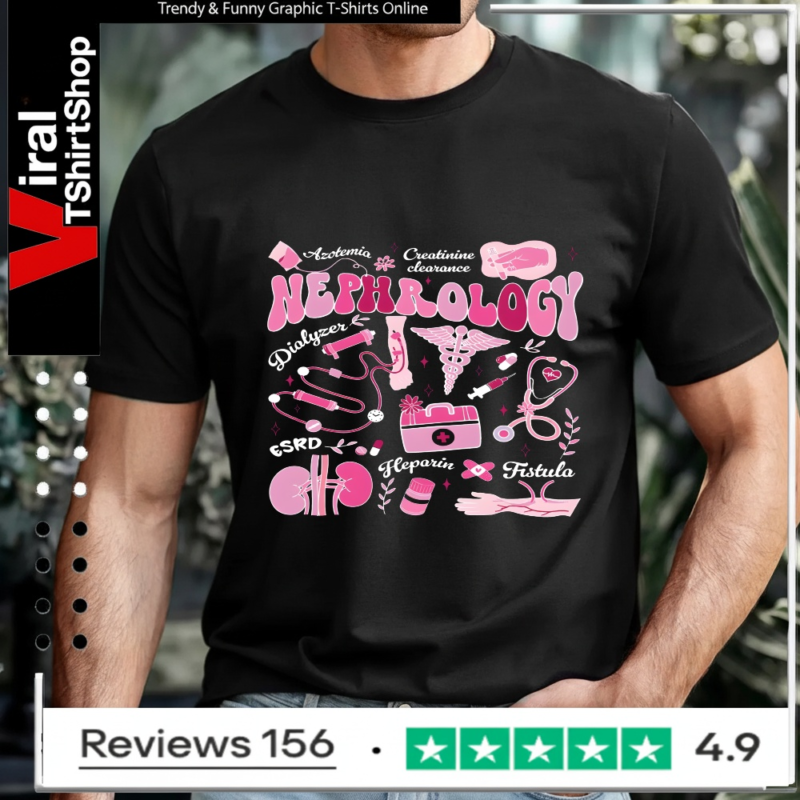 Personalized Dialysis Nurse Pocket Print_T-shirt