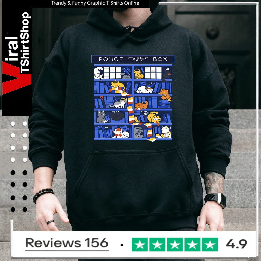 Police Public Cat Box Kitten Cat Doctor Library_Hoodie
