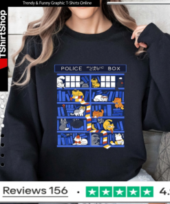 Police Public Cat Box Kitten Cat Doctor Library_Sweatshirt