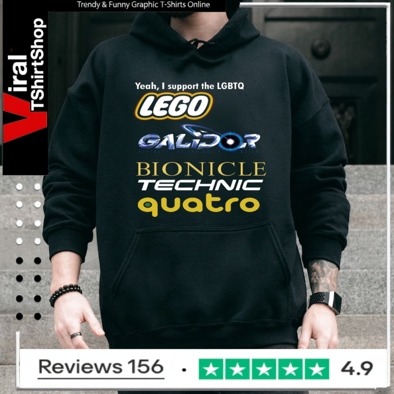 Yeah I Support LGBTQ Lego Galidor Bionicle Technic Quatro_Hoodie