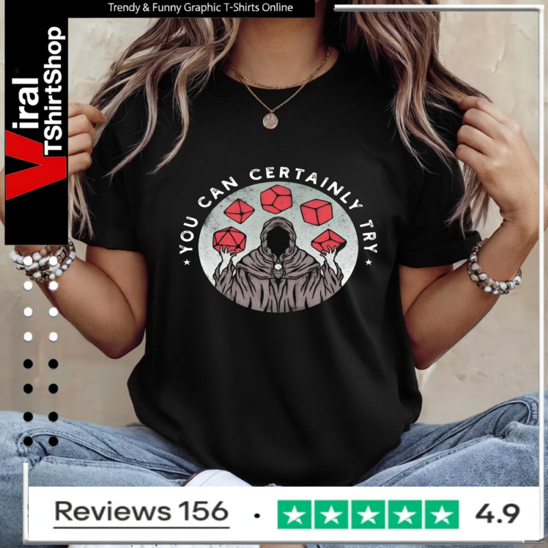 You Can Certainly Try_Ladies T-Shirt